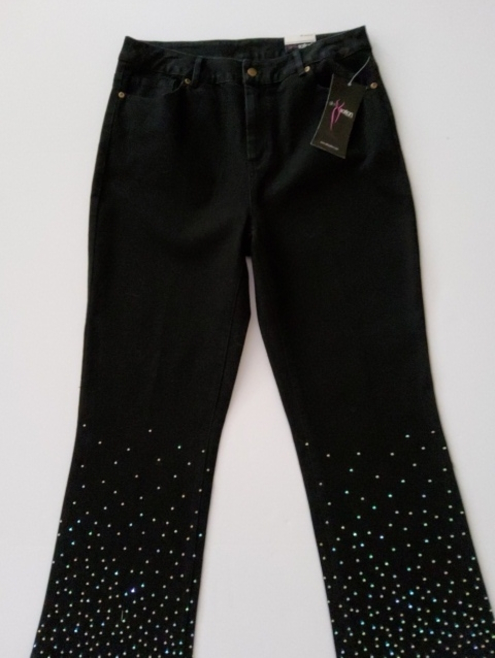 Slimsation By Multiples Black Jeans - Sz 10 NWT - Picture 2 of 6